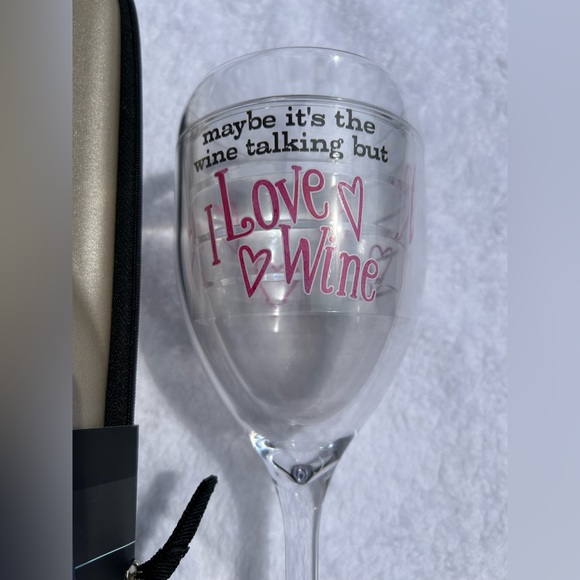 Wine Lovers Gift Set Wine Chiller Carry Case and Tervis Unbreakable Wine Glass - Picture 2 of 16